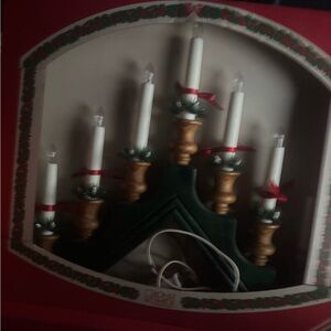 Konstsmide Candle Arch with Festive Accents